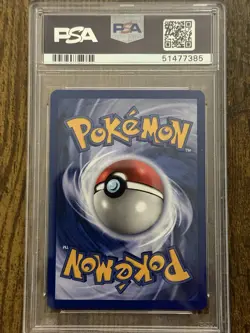 1999 Pokemon Fossil Lapras 1st Edition Non Holo PSA 9 - Image 2