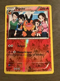 Pokemon Pignite Reverse Holo 26/113 LTR Legendary Treasures LP - Image 1