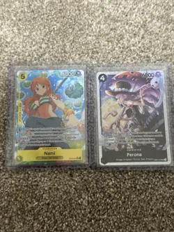Bandai One Piece EB03 Nami & Perona Special Holo 2 Card Lot - Image 1