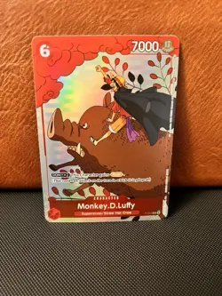 Monkey D. Luffy Holo Alt Art Rare One Piece TCG Gift Collection 2023 P-001 NM/M - Image 1