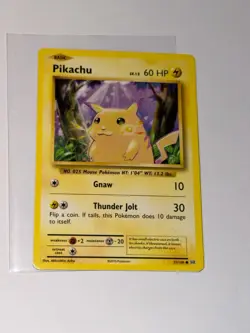 2016 Pokemon Evolutions Pikachu 35/108 NM/M Common Base Card Fat Pikachu 146 - Image 1