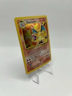 Pokemon TCG Charizard 1999 Holo Rare Card 4/102 Base Set Unlimited - MP - Image 3