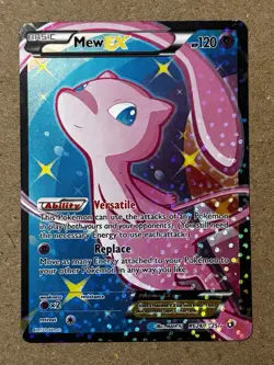 Mew EX RC24/RC25 Legendary Treasures Full Art Ultra Rare Holo Pokemon Card - Image 1