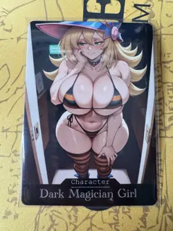 Dark Magician Girl Yugioh ACG Goddess Story Waifu Anime Custom Card - Image 1