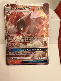 Volcarona GX 35/236 Sm-Cosmic Eclipse Holo Near Mint/ Mint Pokemon TCG Card - Image 1