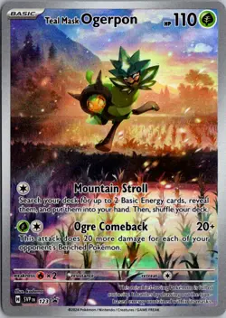 Teal Mask Ogerpon Holo Promo SV: Scarlet & Violet Promo Cards 123 NM - Image 1