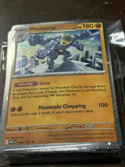 LOT OF (50) Machamp Holo Rare PROMO Scarlet Violet: 151 Pokemon TCG Card 068/165 - Image 1