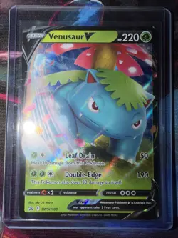 Pokemon SWSH100 Venusaur v Promo Holo Rare Card Sword & Shield TCG CCG - Image 1