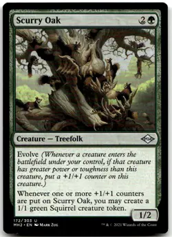 MTG Scurry Oak U Modern Horizons 2 172 LP - Image 1