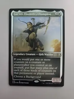 MTG Lae'zel, Vlaakith's Champion Comm Legends: Baldur's Gate 476 Etch Foil Rare - Image 1