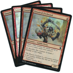 x4 Fanatical Firebrand (Foil) - Foundations - Magic the Gathering (MTG) - Image 1