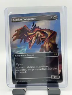 MTG, Clarion Conqueror (Borderless) NM 377 Tarkir: Dragonstorm Regular - Image 2