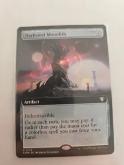 Darksteel Monolith (Extended Art) Commander Masters Regular - Image 1