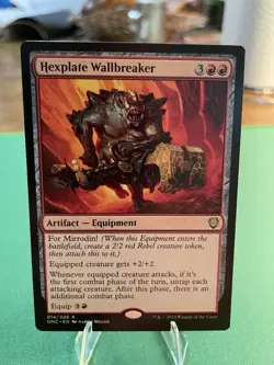 2023 - Hexplate Wallbreaker R MTG Commander: Phyrexia: All Will Be One M/NM - Image 3