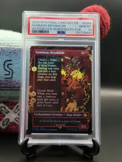 Summon: Brynhildr (Borderless Foil) - #366 - Final Fantasy - PSA 10 - Image 1