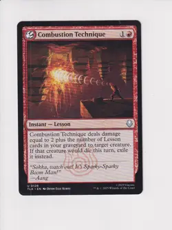 MAGIC THE GATHERING MTG AVATAR: THE LAST AIRBENDER COMBUSTION TECHNIQUE - Image 1