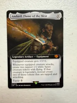 Anduril, Flame of the West (Extended Art) Universes Beyond: LOTR | Aragorn - Image 1