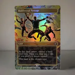 MTG - Multiverse Passage FOIL 206 - Borderless - Spiderman - Image 1