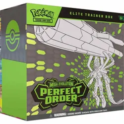 Pokemon TCG Mega Evolution - ME3 Perfect Order ETB Elite Trainer Box PRESALE - Image 1