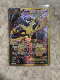 Alakazam EX 125/124 XY Fates Collide 2016 Secret Holo Rare Pokemon Card TCG - Image 1