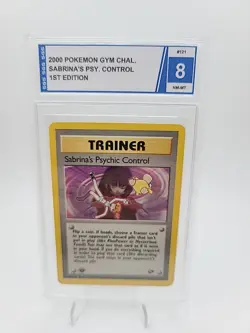 Pokemon TCG Sabrina's Psychic Control Gym Challenge 121/132 Regular SGS 8 - Image 1