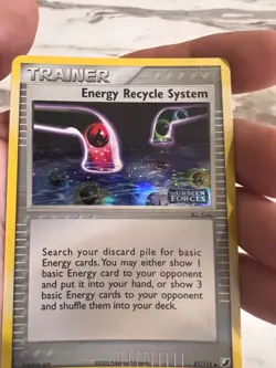 Pokemon Energy Recylce System 81/115 Reverse Holo EX unseen forces stamped - Image 1