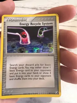 Pokemon Energy Recylce System 81/115 Reverse Holo EX unseen forces stamped - Image 2