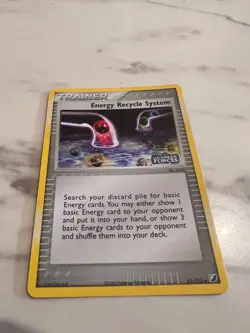 Pokemon Energy Recylce System 81/115 Reverse Holo EX unseen forces stamped - Image 4