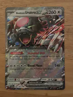 Bloodmoon Ursaluna EX 141/167 SV Twilight Masquerade Double Rare Pokemon TCG - Image 1