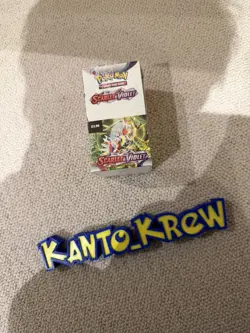 Pokemon TCG Scarlet and Violet Base Set Half Booster Box, 18 Boosters, Sealed - Image 1