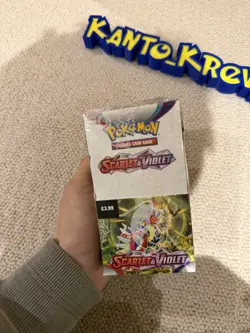 Pokemon TCG Scarlet and Violet Base Set Half Booster Box, 18 Boosters, Sealed - Image 2