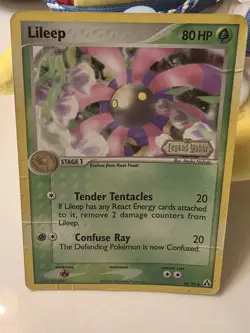 Lileep 56/92 Reverse Holo Stamped Pokemon 2006 EX Legend Maker - Image 1
