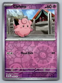 Pokemon TCG SV06: Twilight Masquerade Clefairy 078/167 Reverse Holo - Image 1