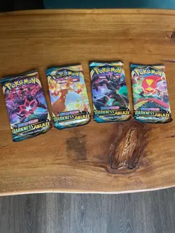 Pokemon TCG Sword & Shield Darkness Ablaze Booster Pack - Image 1
