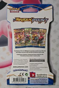 Pokemon TCG XY BreakPoint Sleeved Booster Pack Factory Sealed -Luxray Art - Image 2