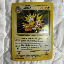 Jolteon - Jungle 4/64 Unlimited Holo Rare - D/HP - Pokemon - English - Image 1