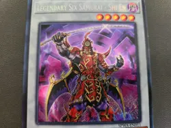 Yugioh Legendary Six Samurai - Shi En 1st Spirit Warriors (SPWA) Secret Rare NM - Image 2
