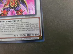 Yugioh Legendary Six Samurai - Shi En 1st Spirit Warriors (SPWA) Secret Rare NM - Image 4
