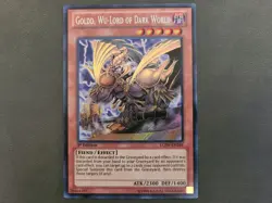 Yugioh Goldd, Wu-Lord of Dark World LCJW-EN246 Secret Rare 1st Edition NM - Image 1
