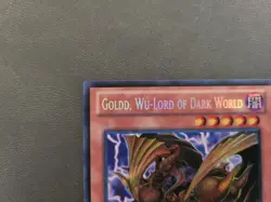 Yugioh Goldd, Wu-Lord of Dark World LCJW-EN246 Secret Rare 1st Edition NM - Image 3