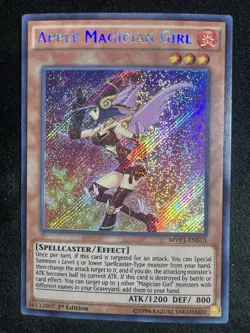 Yu-Gi-Oh Apple Magician Girl MVP1-ENS15 Secret Rare 1st Edition - Image 1