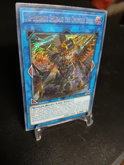Yugioh! Tri-Brigade Shuraig the Ominous Omen PHRA-EN048 Secret Rare 1st ED NM - Image 2