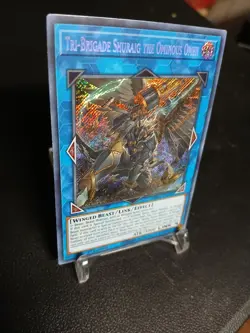 Yugioh! Tri-Brigade Shuraig the Ominous Omen PHRA-EN048 Secret Rare 1st ED NM - Image 3