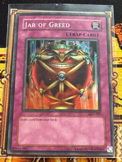Jar of Greed Super Rare LON-047 Labyrinth of Nightmare - Image 1
