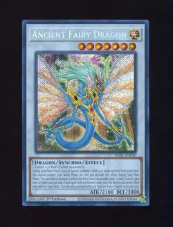 Secret Rare Ancient Fairy Dragon RA01-EN030 NM 1st Ed. Yugioh Rarity Coll. - Image 1