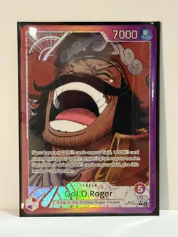 2025 ONE PIECE OP13 CARRYING ON HIS WILL ALTERNATE ART #003 GOL D. ROGER - Image 1