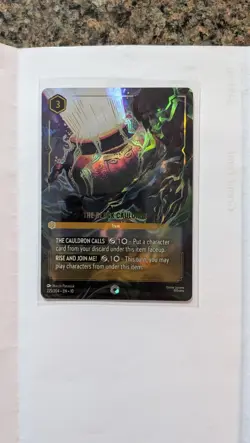 Disney Lorcana The Black Cauldron (Enchanted) - Whispers in the Well Holofoil - Image 1