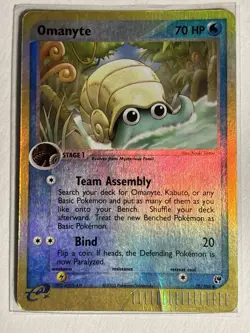 Omanyte 70/100 - Sandstorm Reverse Holo Rare Pokemon Card - Image 3