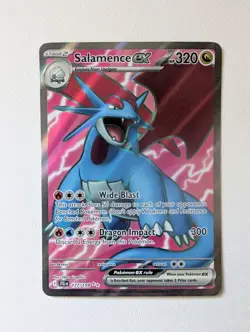 Salamence ex 177/159 (JTG) Journey Together NM Full Art Pokemon Card S&V - Image 1