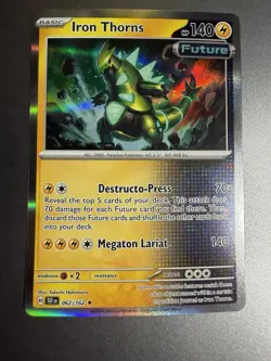 Iron Thorns 062/162 Pokemon Card Pokemon TCG Holo - Image 1